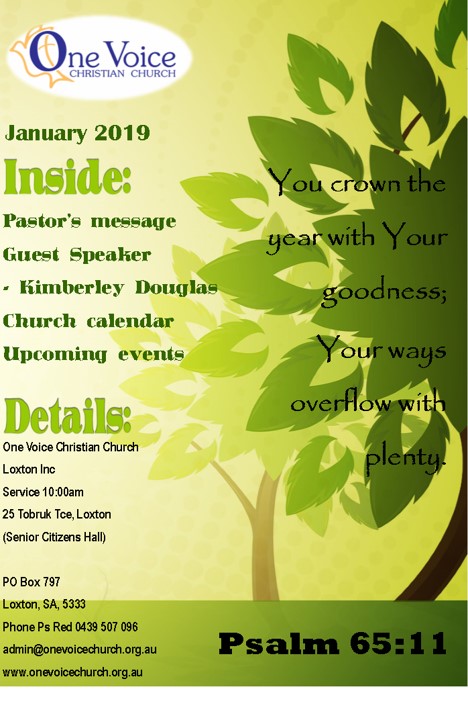 OVCC Newsletter January 2019
