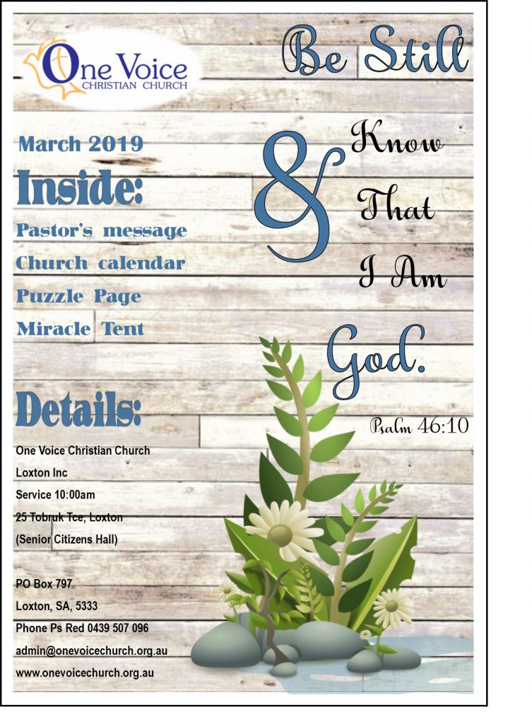 OVCC Newsletter March 2019